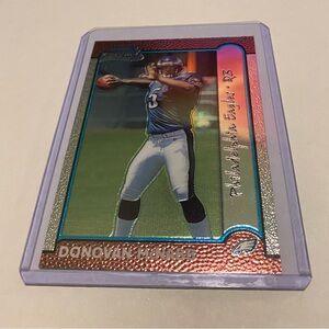 Donovan McNabb RC Rookie Bowman Chrome Football Card #168 Vintage Collectible